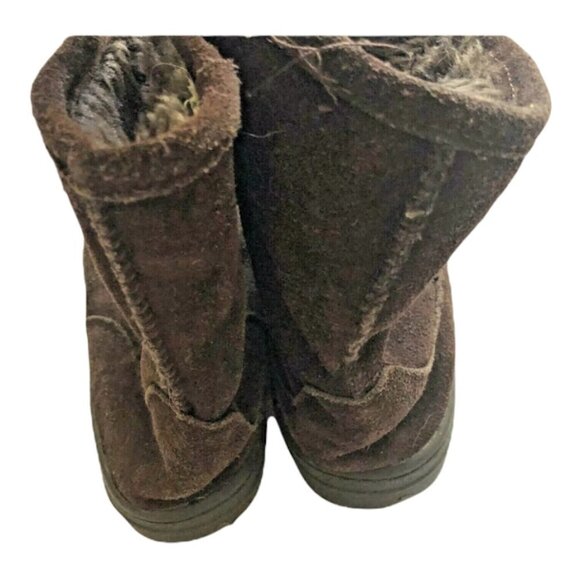 Circo Target Suede Flat Boots Girls Youth Size 5 Brown - Picture 4 of 5